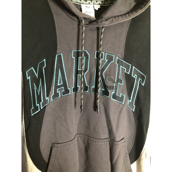 Puma X Market Men’s Relaxed Hoodie Sweatshirt Size Medium - Picture 3 of 8
